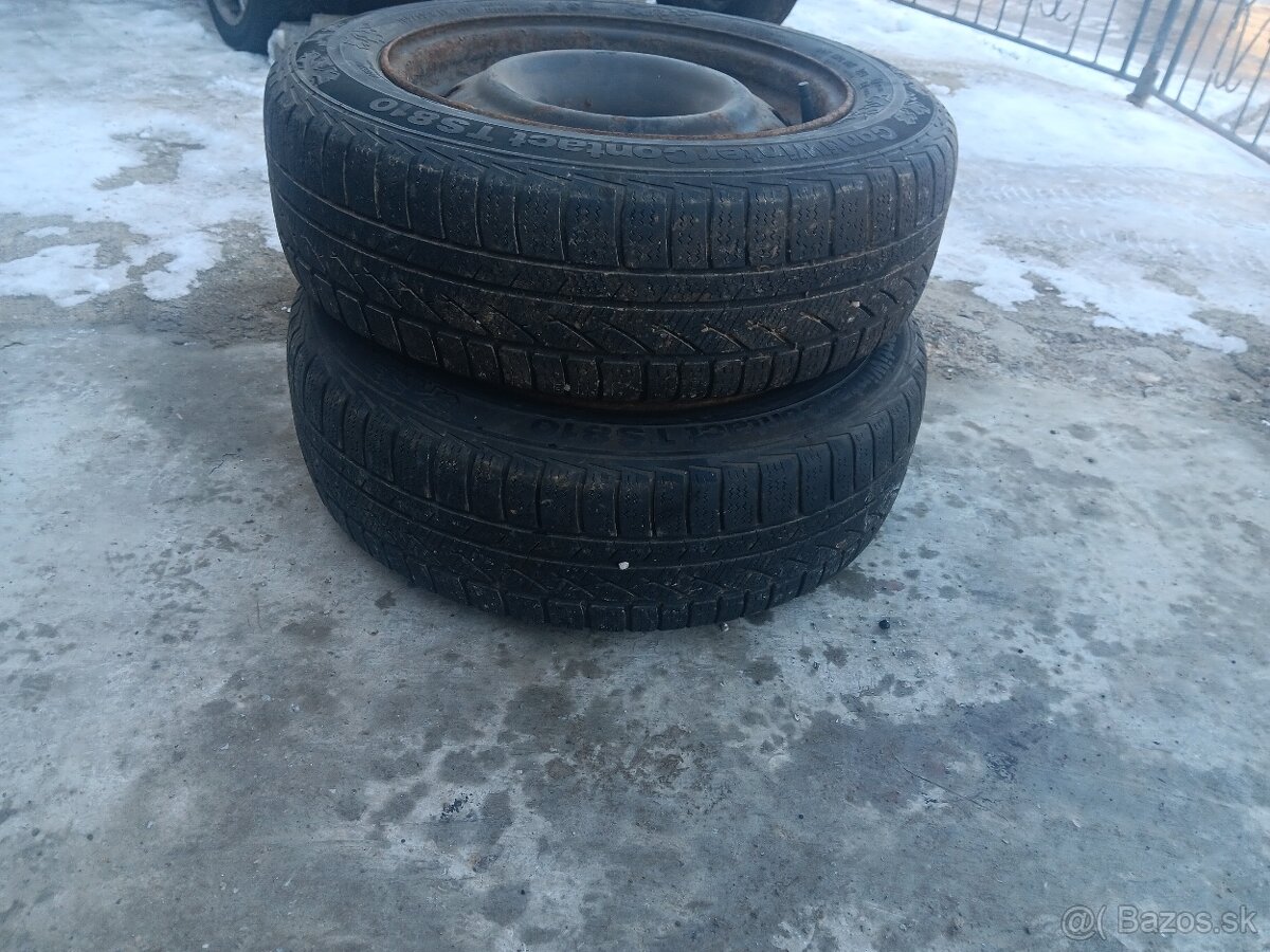 Pneumatiky zimné 185/65 r15.      4ks