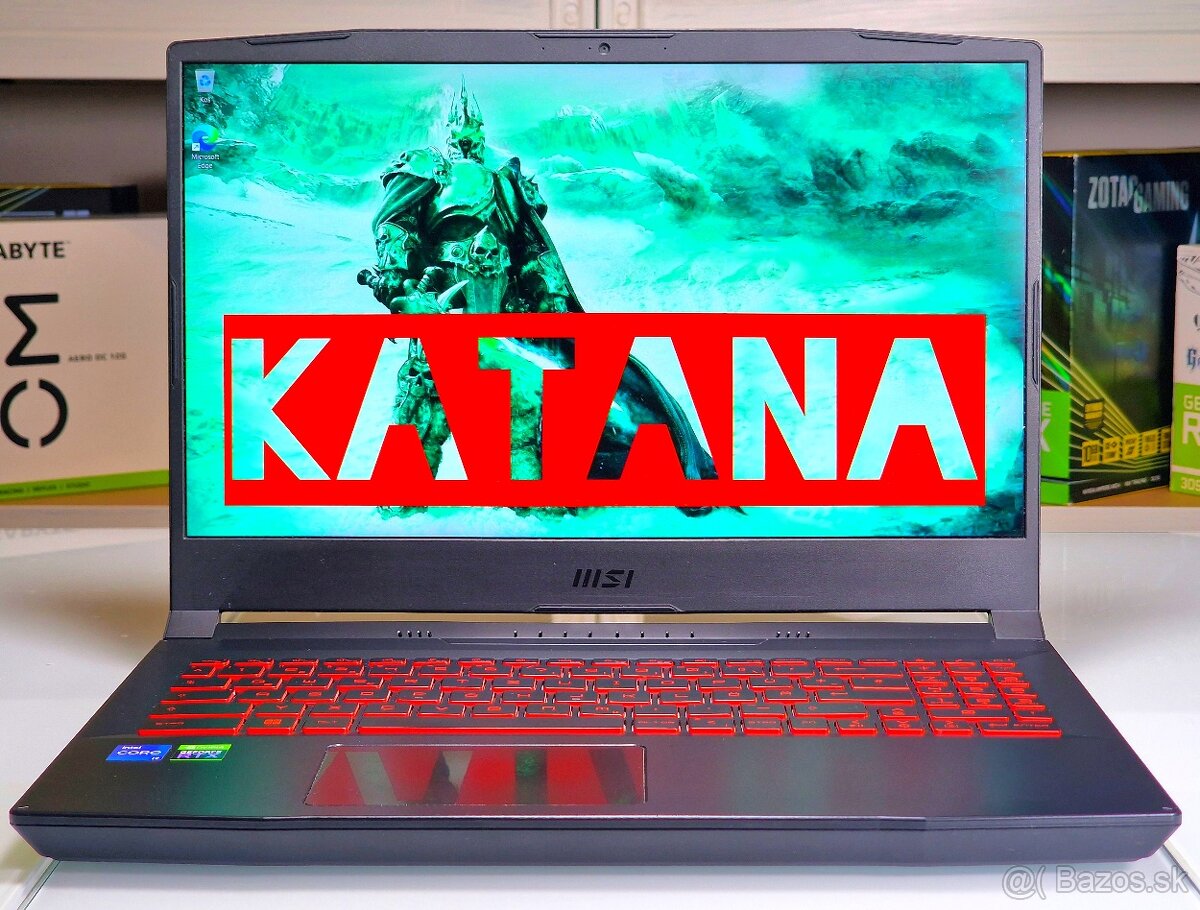 Herný notebook MSI KATANA GF66 | i7-11800H | RTX 3060 | 16GB