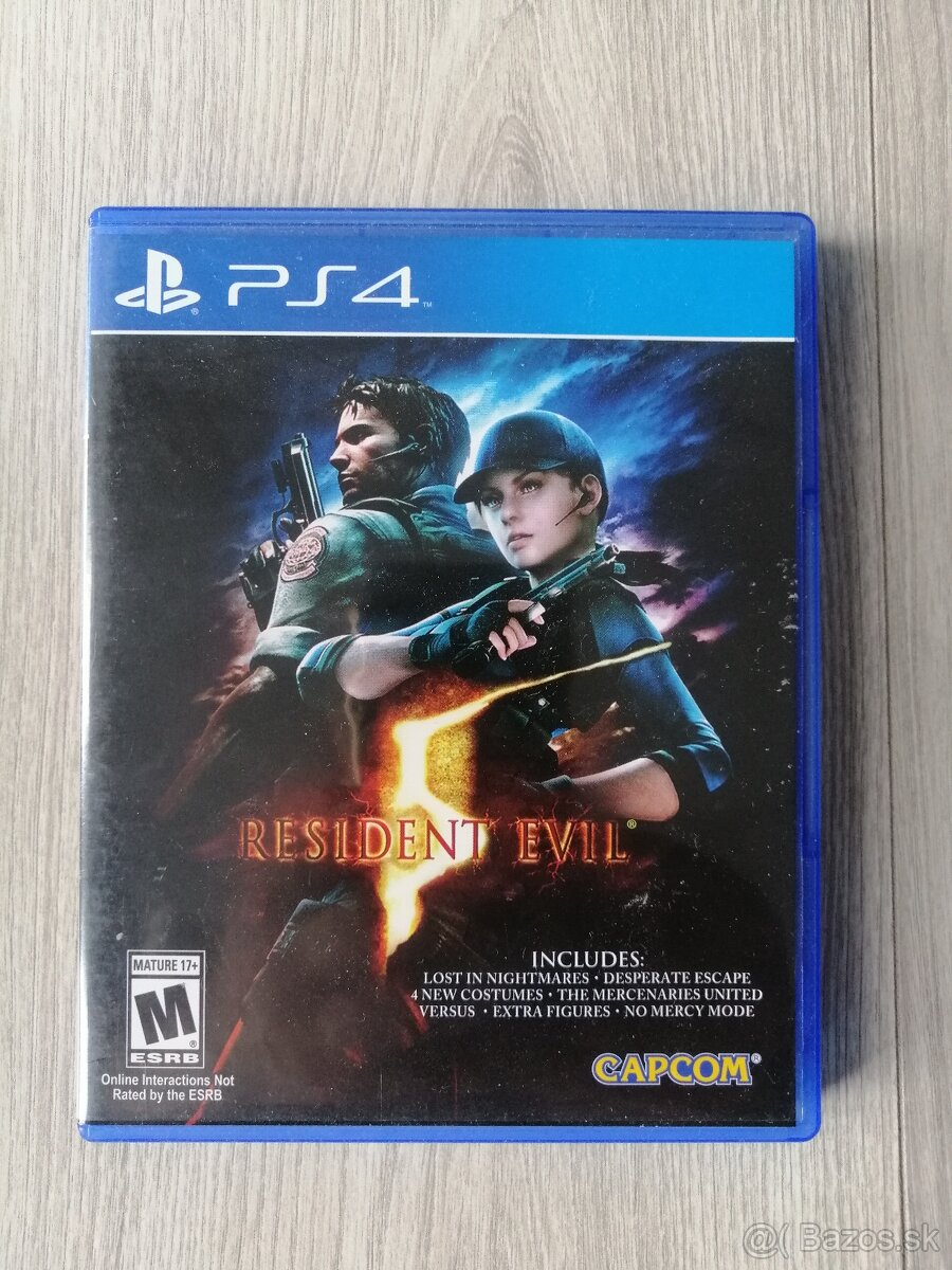 Predám hru Resident Evil 5 na PS4