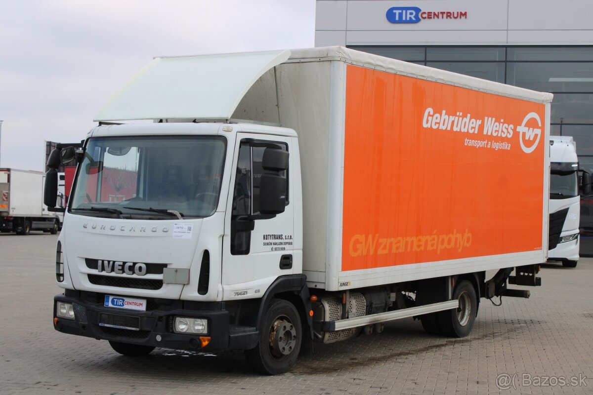 IVECO EUROCARGO 75E21, HYDRAULICKÉ ČELO, EURO 6