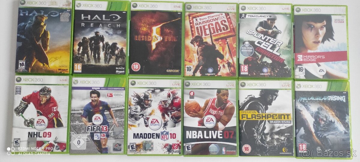 Xbox 360 slim 250gb+hry