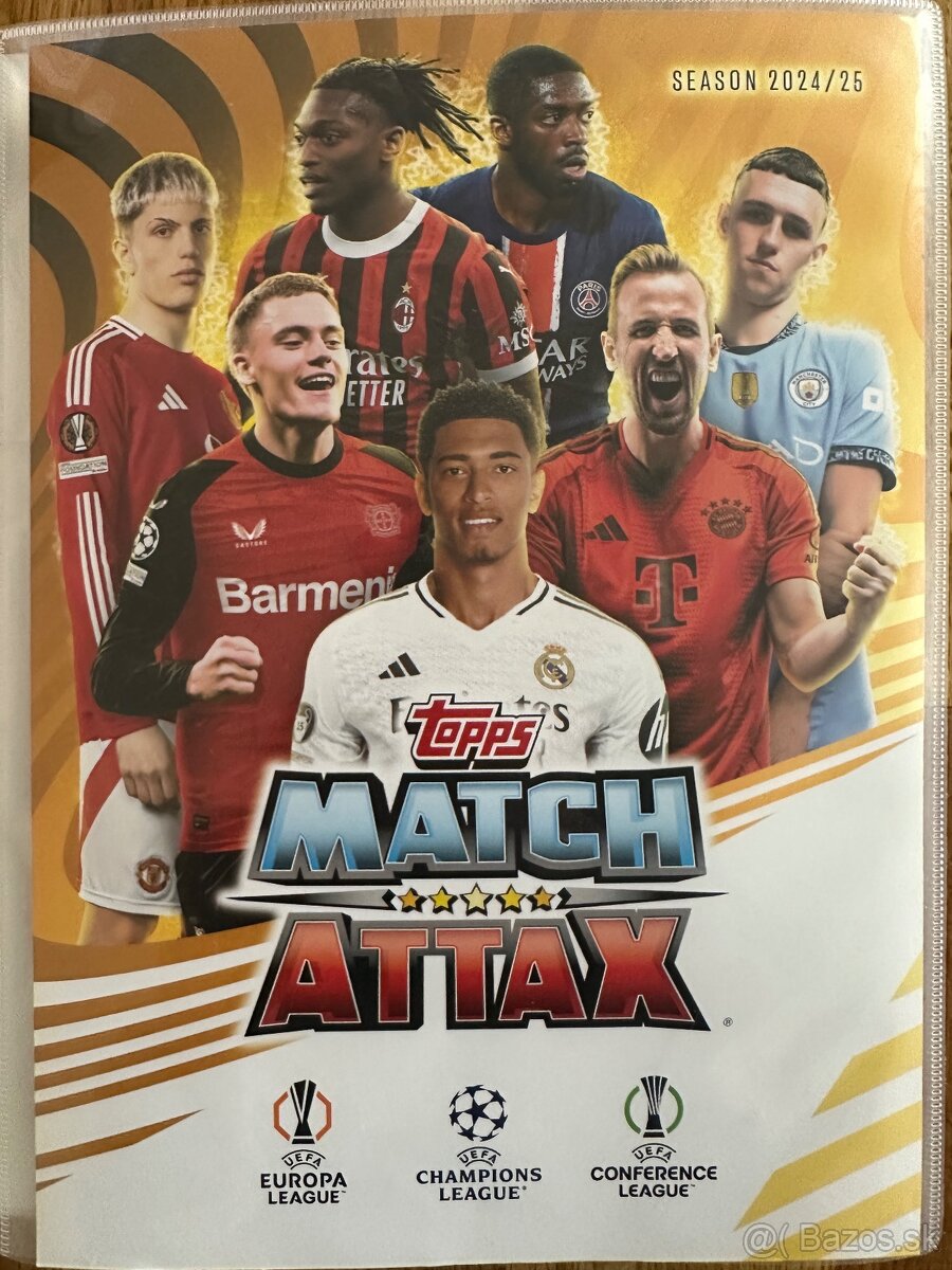 FUTBALOVÉ KARTIČKY MATCH ATTAX 2024/25 TOPPS