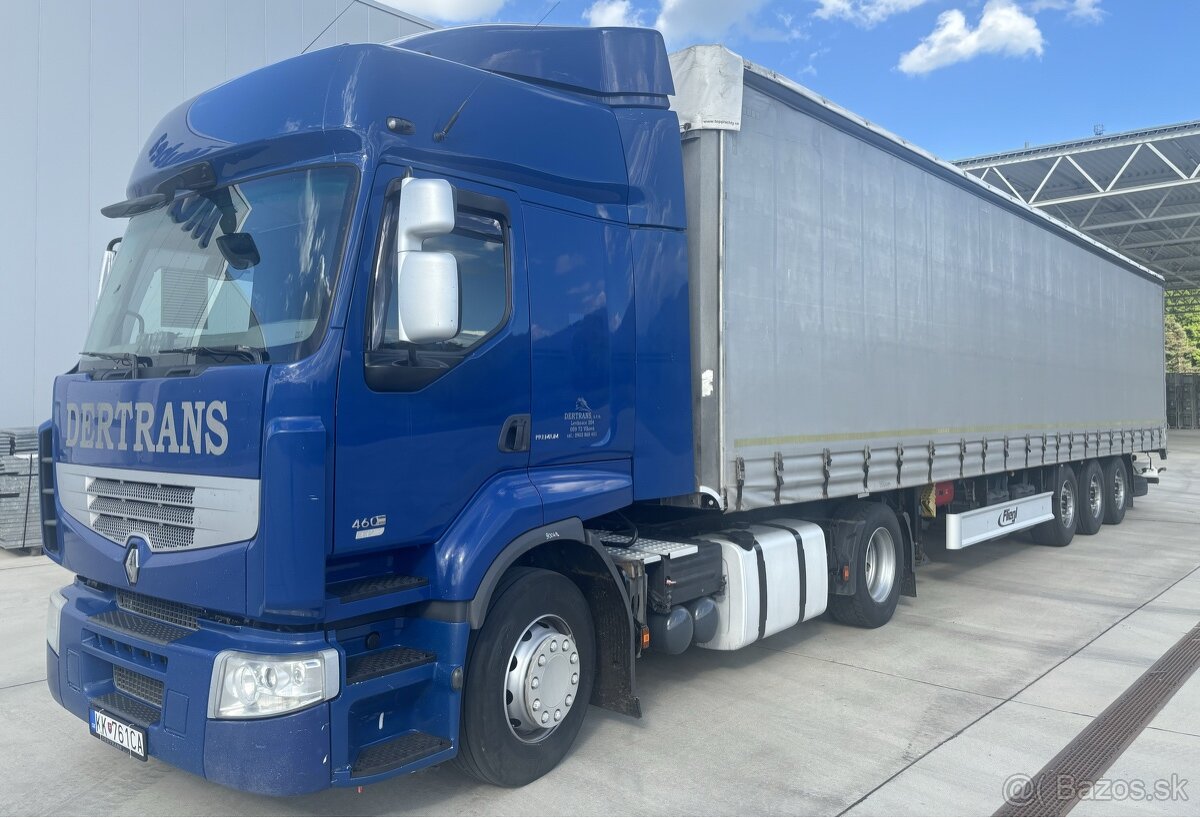 Súprava Renault Premium 460 DXI EEV a Fliegl