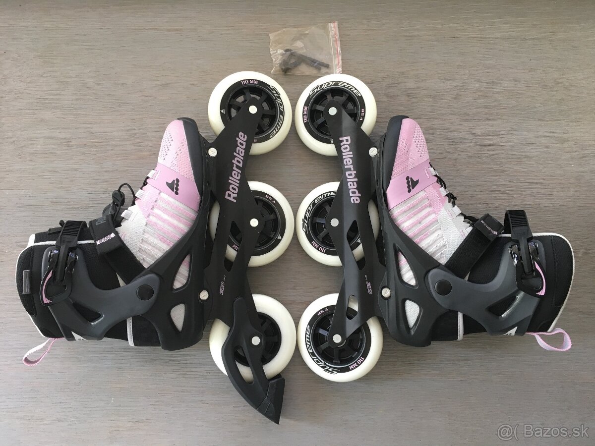 Rollerblade Macroblade 110 3WD W, Grey/Pink, velkosť 41