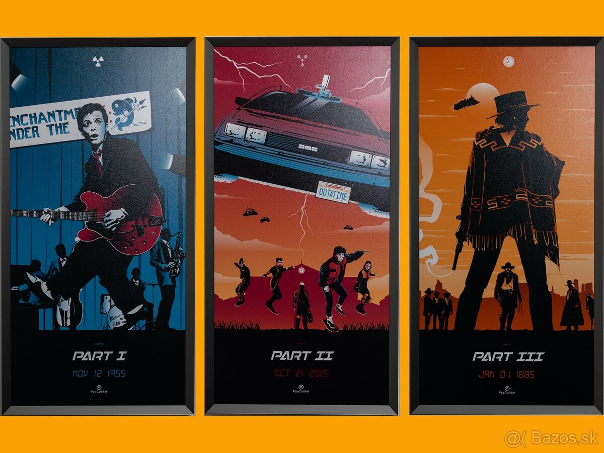 Back to the Future Triptych pre PopCultArt od Rico Jr.