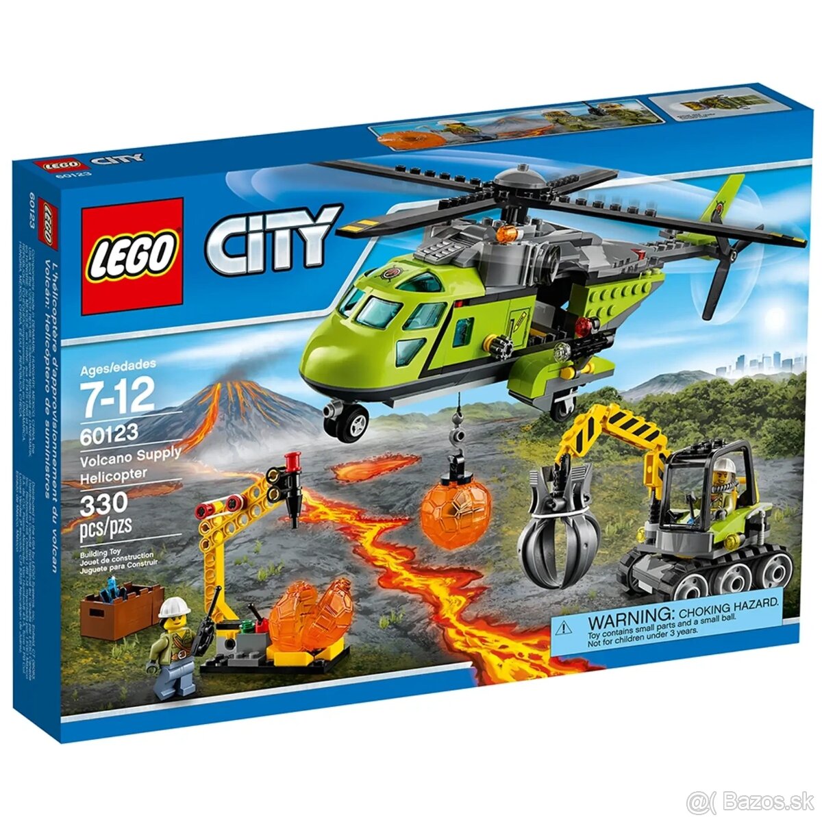 LEGO City 60123 Sopečná zásobovacia helikoptéra