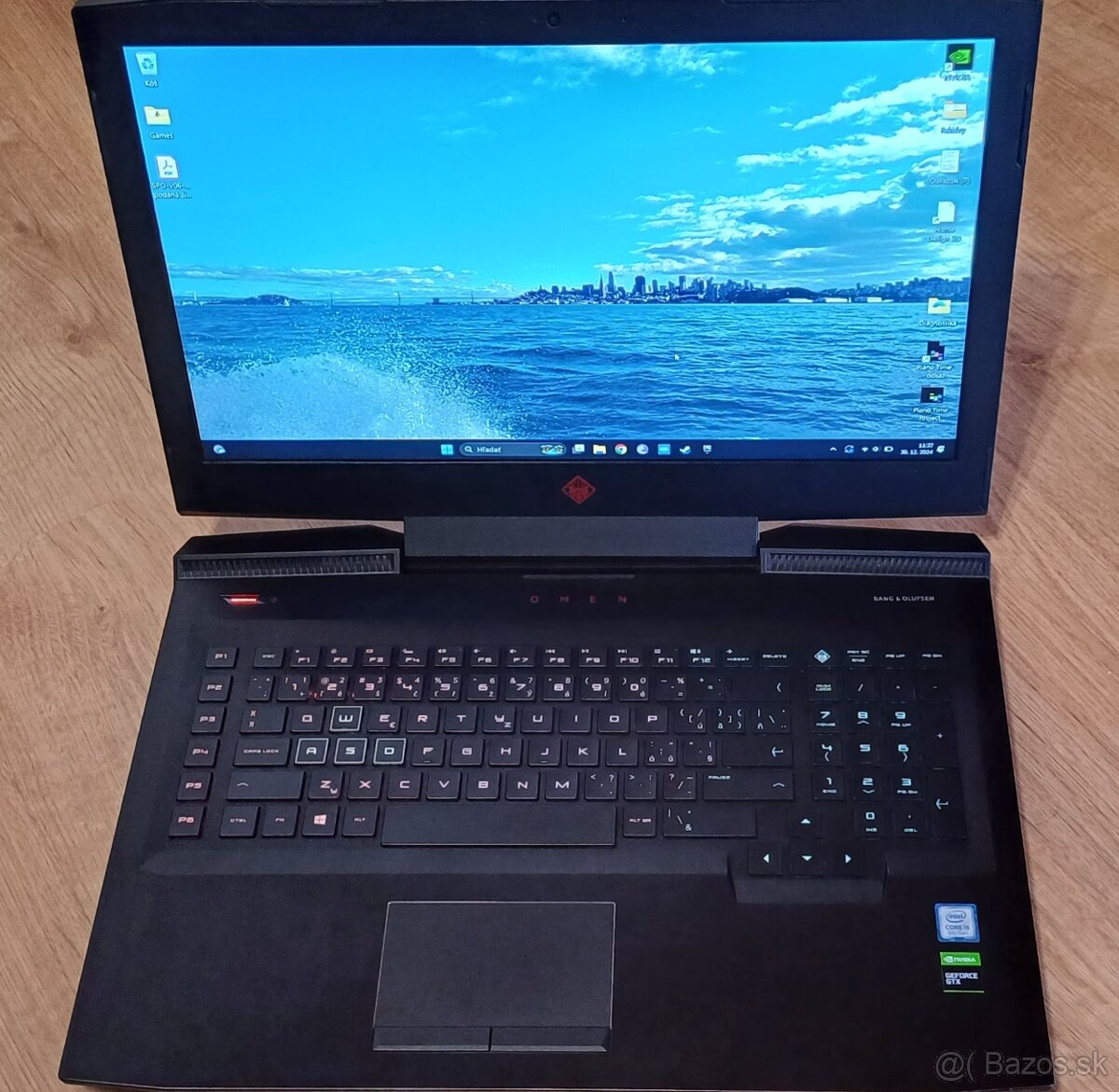 17" Herný notebook HP OMEN- i5 8300/GTX 1050/RAM 16GB/1256GB