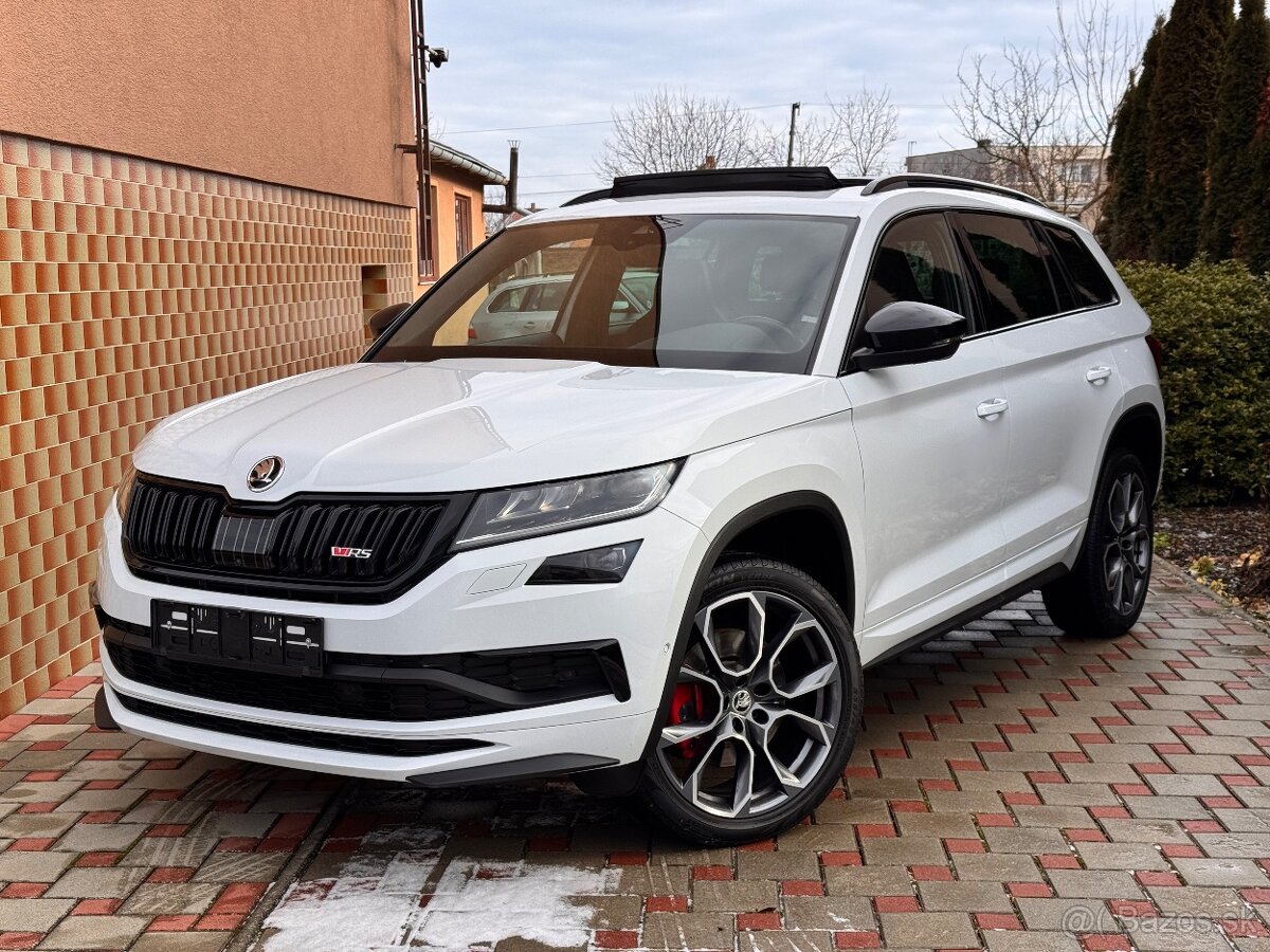 Škoda Kodiaq RS 2.0 TDI 176kw DSG 4x4 7-Miest BIELA PERLEŤ