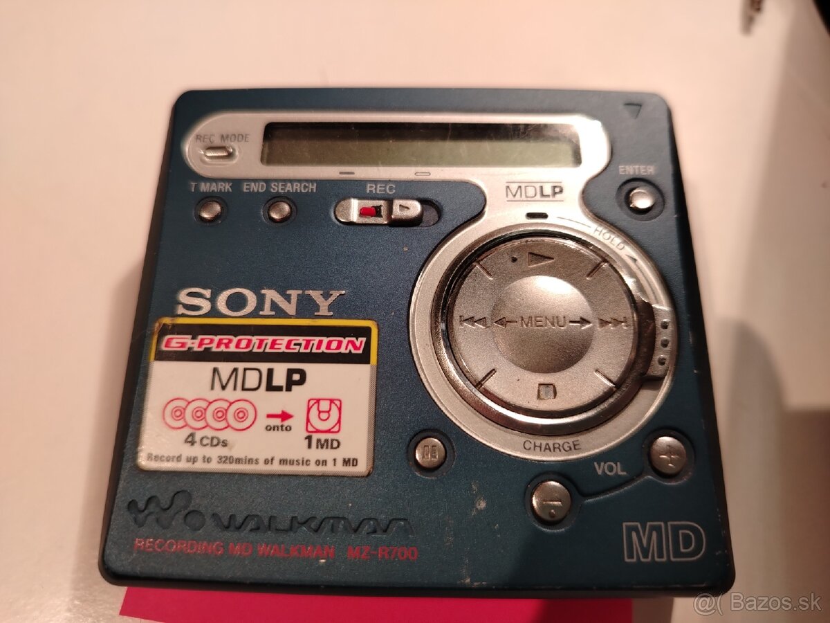 Sony  MZ-R700 Minidisc Rekordér s DO