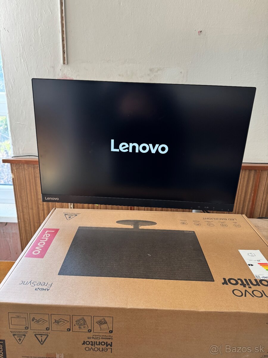 Predám monitor Lenovo C27q-35 + držiak na monitor