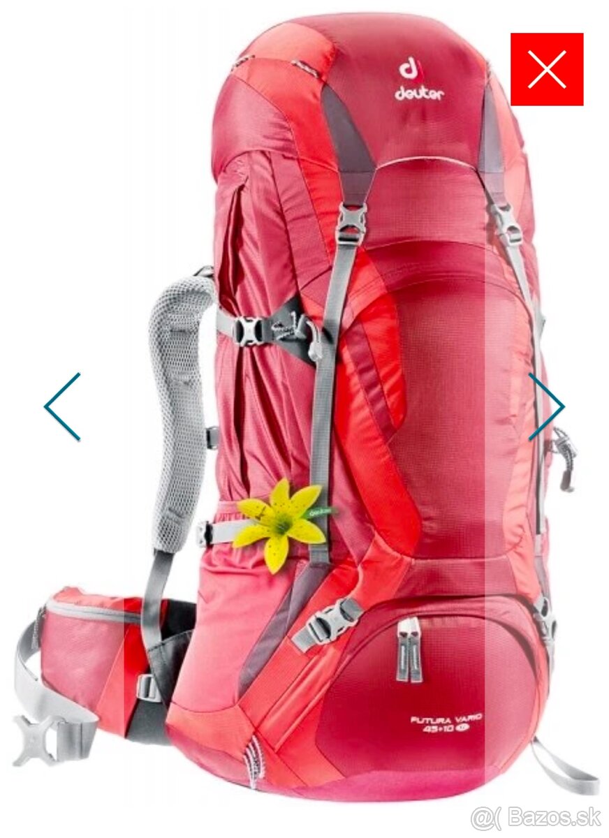 Batoh deuter futura 45+10l Vario SL damsky