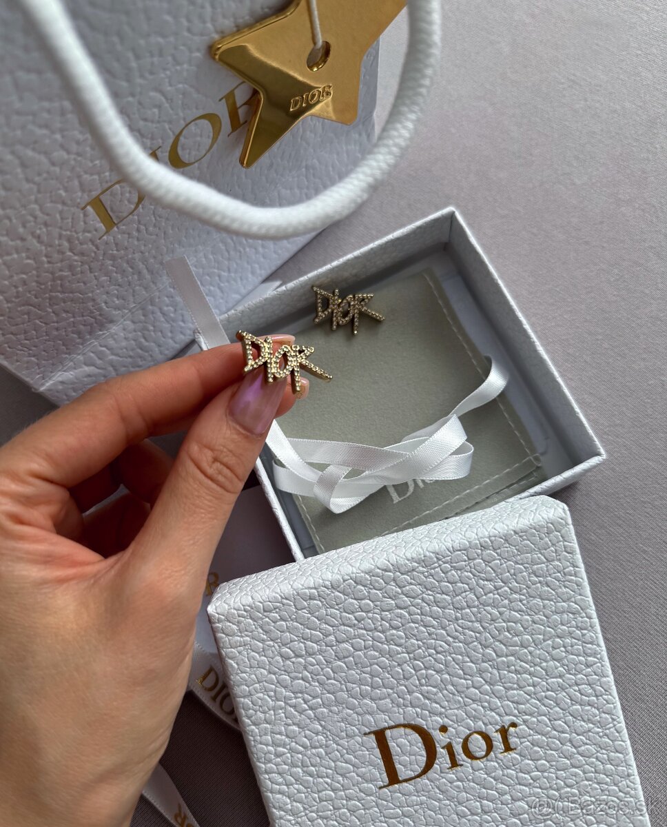 Dior crystal earrings