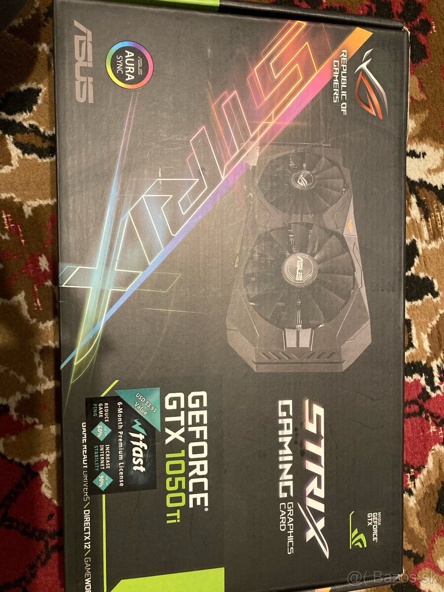 ASUS STRIX Geforce GTX 1050 Ti 4GB