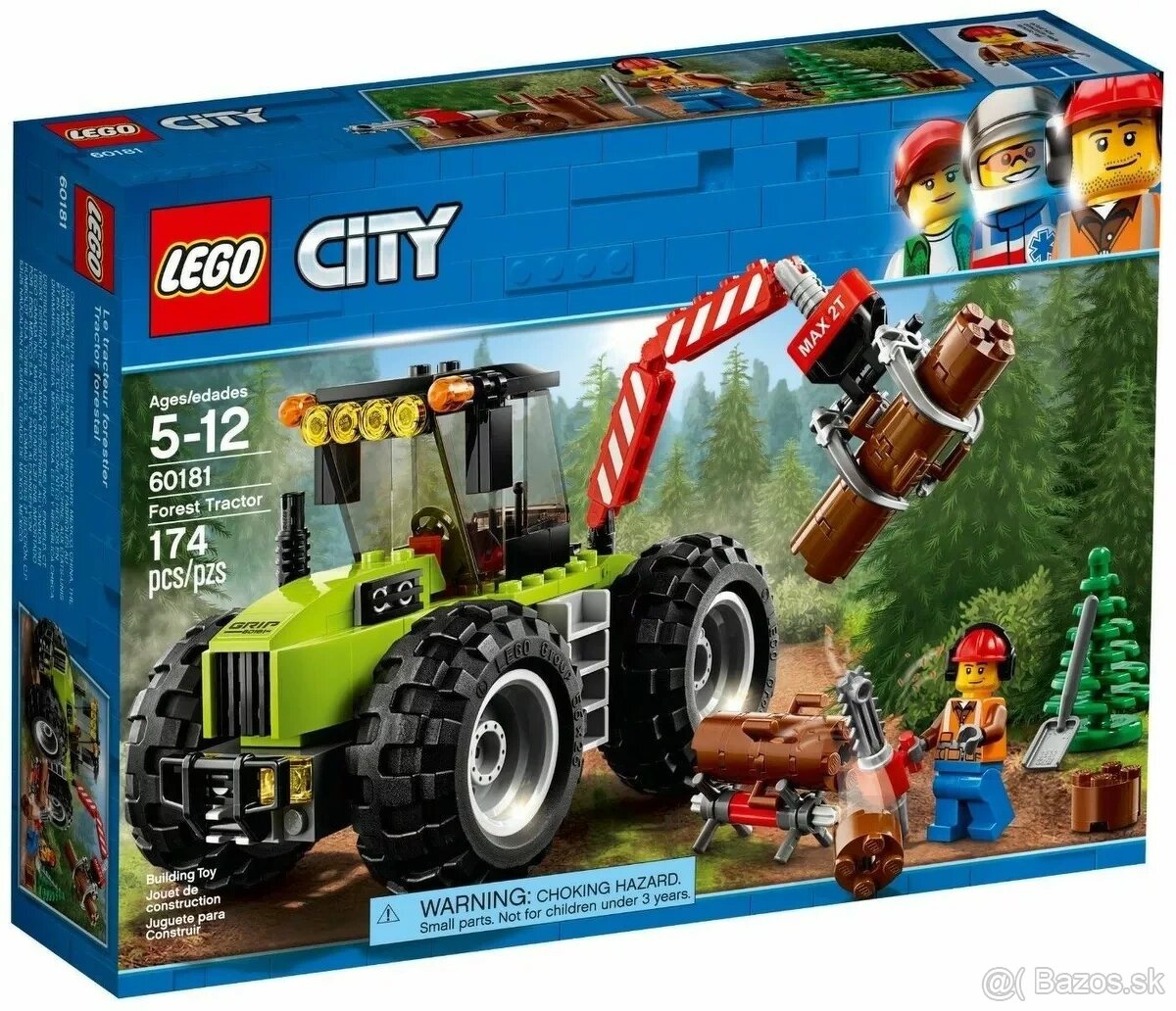 Predám LEGO lesný traktor 60181