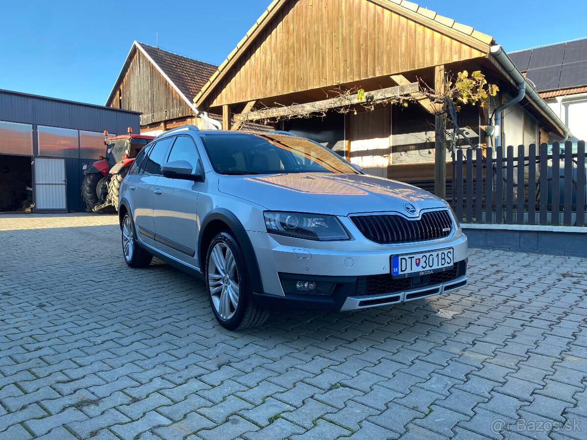 Škoda Octavia 3 Scout 4x4 2015 135kw 220 000km