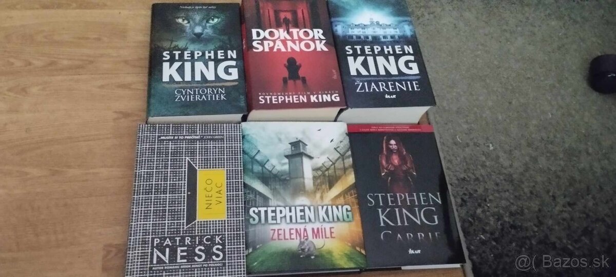 Predám knihy Stephen King/Patrick Ness