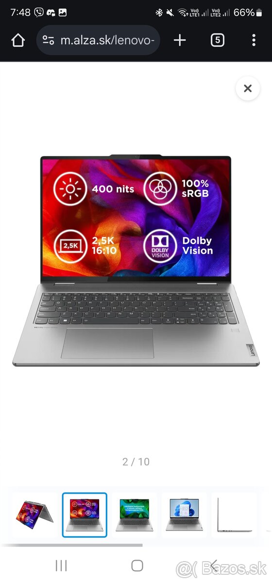 Lenovo Yoga 7 16IRL8 NOVY ZABALENY