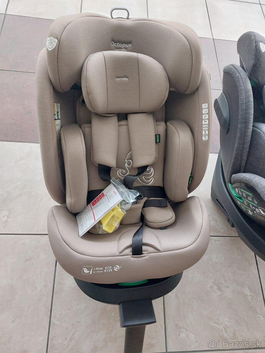 Nová autosedačka Carrello Octopus 40-150cm, ISOFIX, otočná