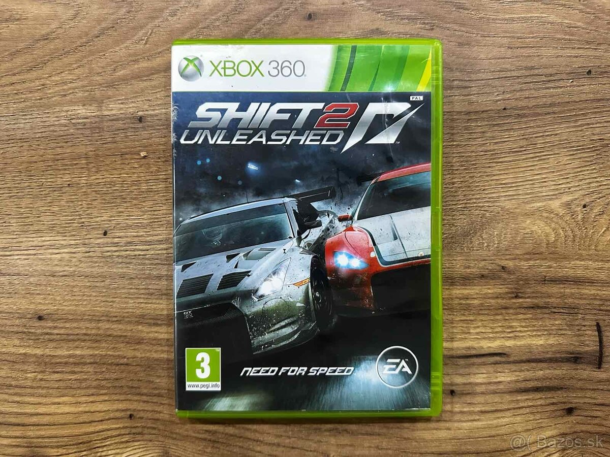 Hra na Xbox 360 - Need for Speed Shift 2 Unleashed