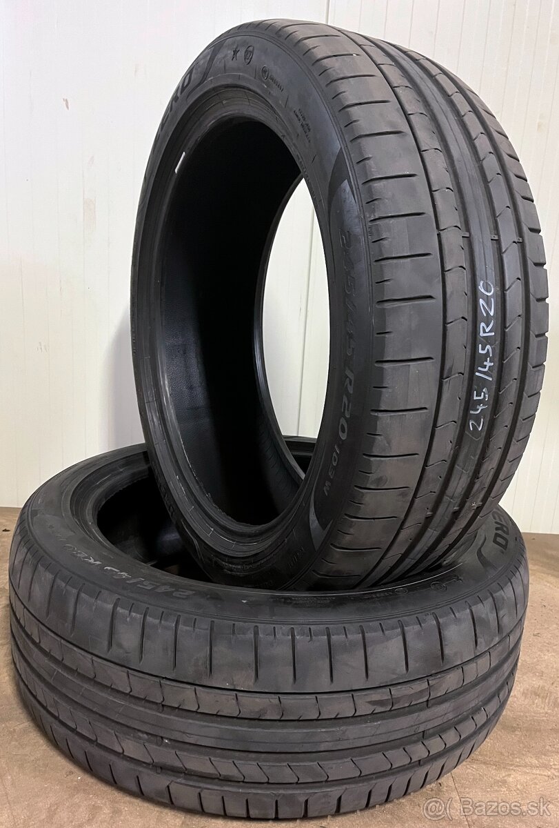 Predam 2x letne pneumatiky 245/45R20 Pirelli RunFlat