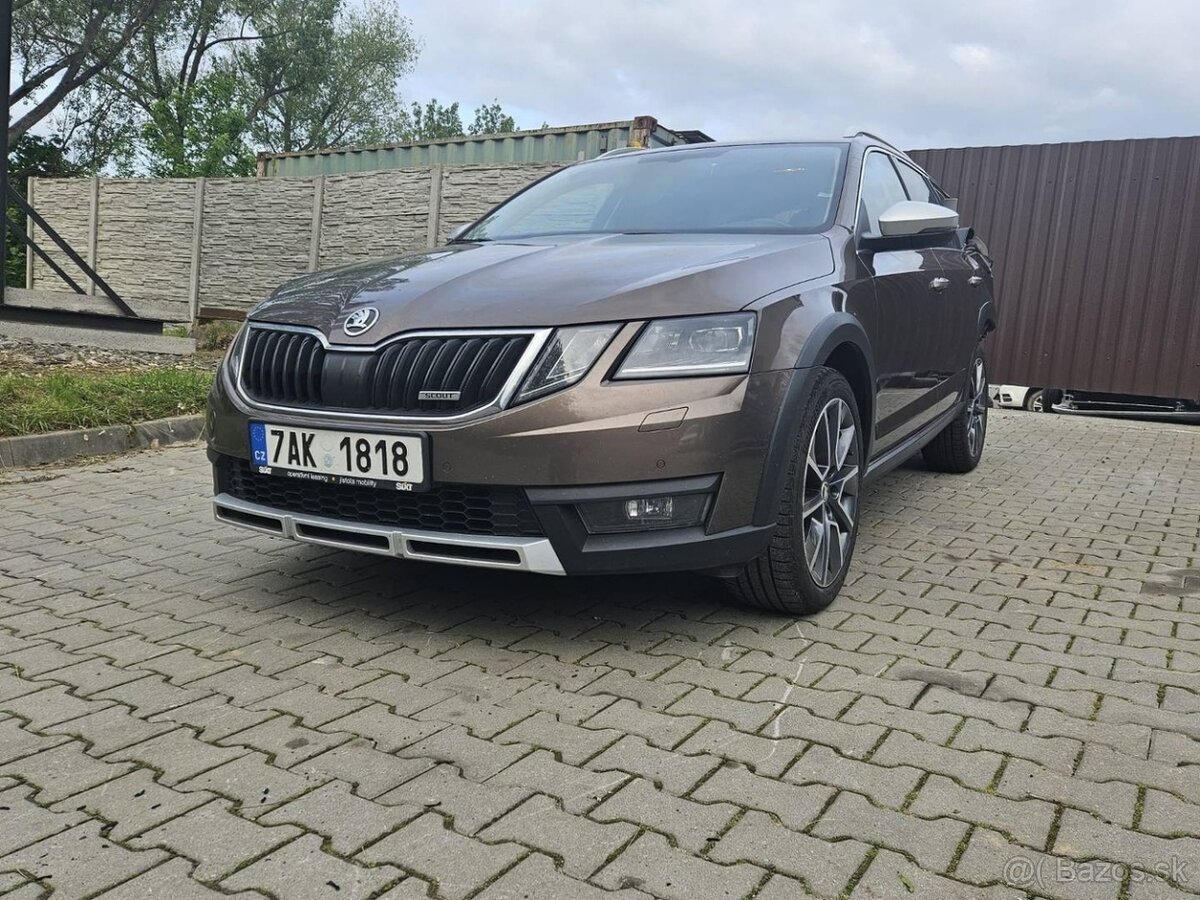 ŠKODA OCTAVIA SCOUT 2.0 TDI 110KW DSG FULL VÝBAVA