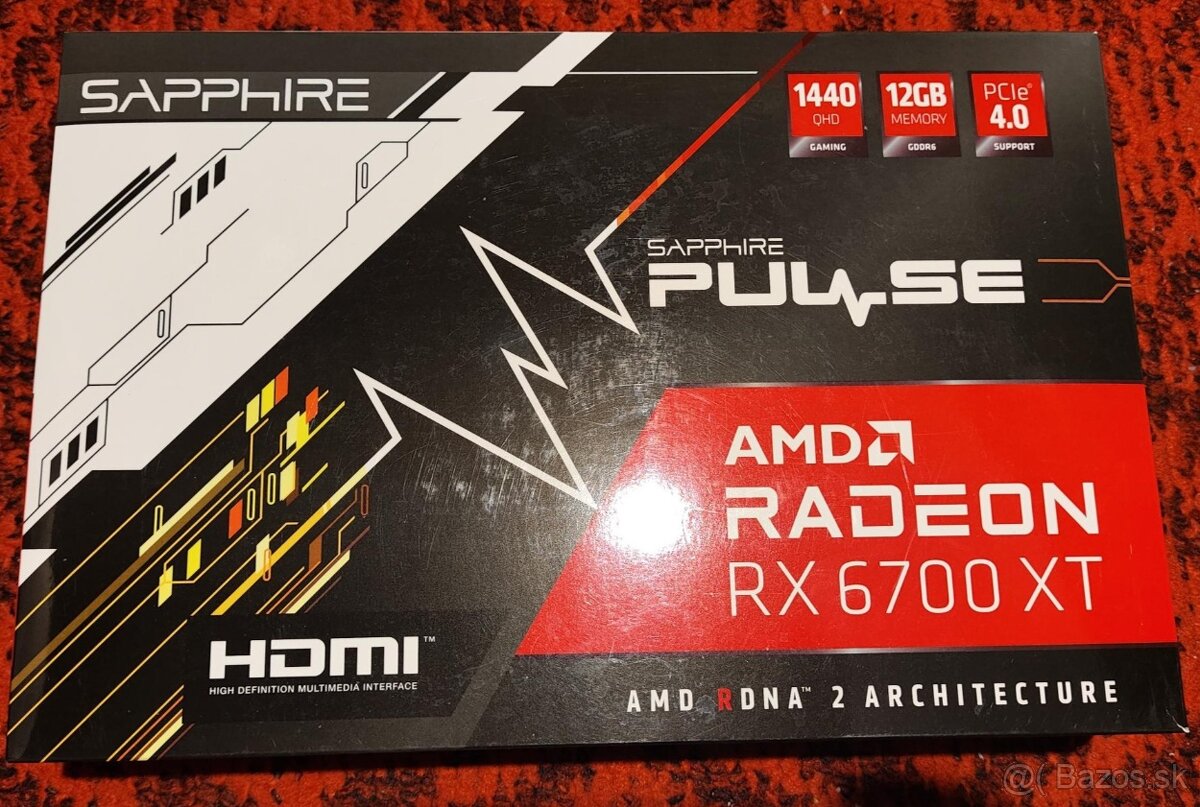 AMD Radeon RX 6700 XT 12GB SAPPHIRE PULSE