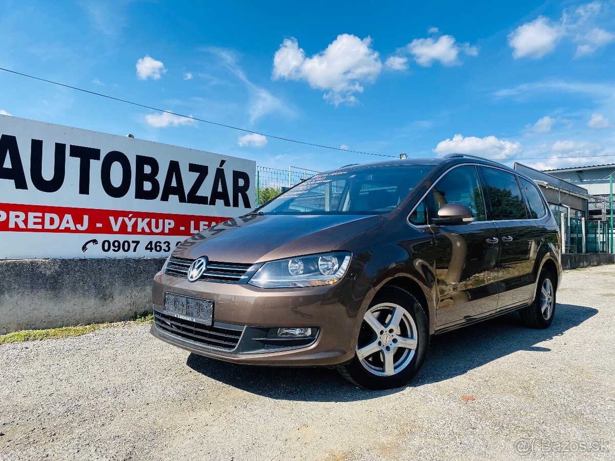 VW Sharan 7miest DSG - Automatická prevodovka, 2.0TDi 103kW,