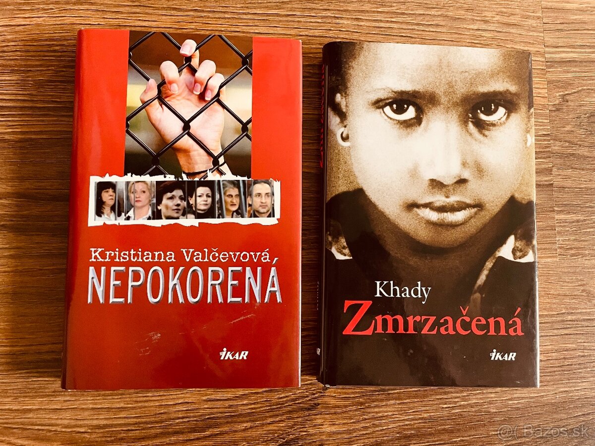 Knihy Nepokorená a Zmrzačená