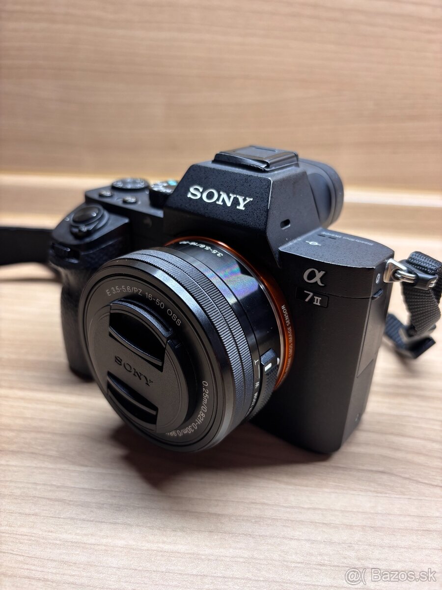 Sony Alpha A7 II + objektív Sony 3.5f - 5.6f; 16-50mm