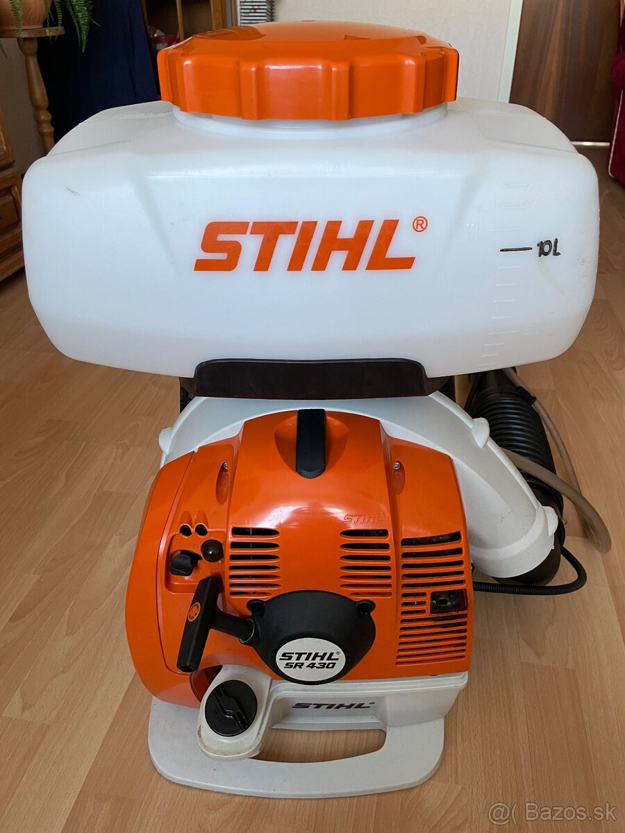 Stihl Motorový chrbtový postrekovač rosič SR 430 TOP STAV.