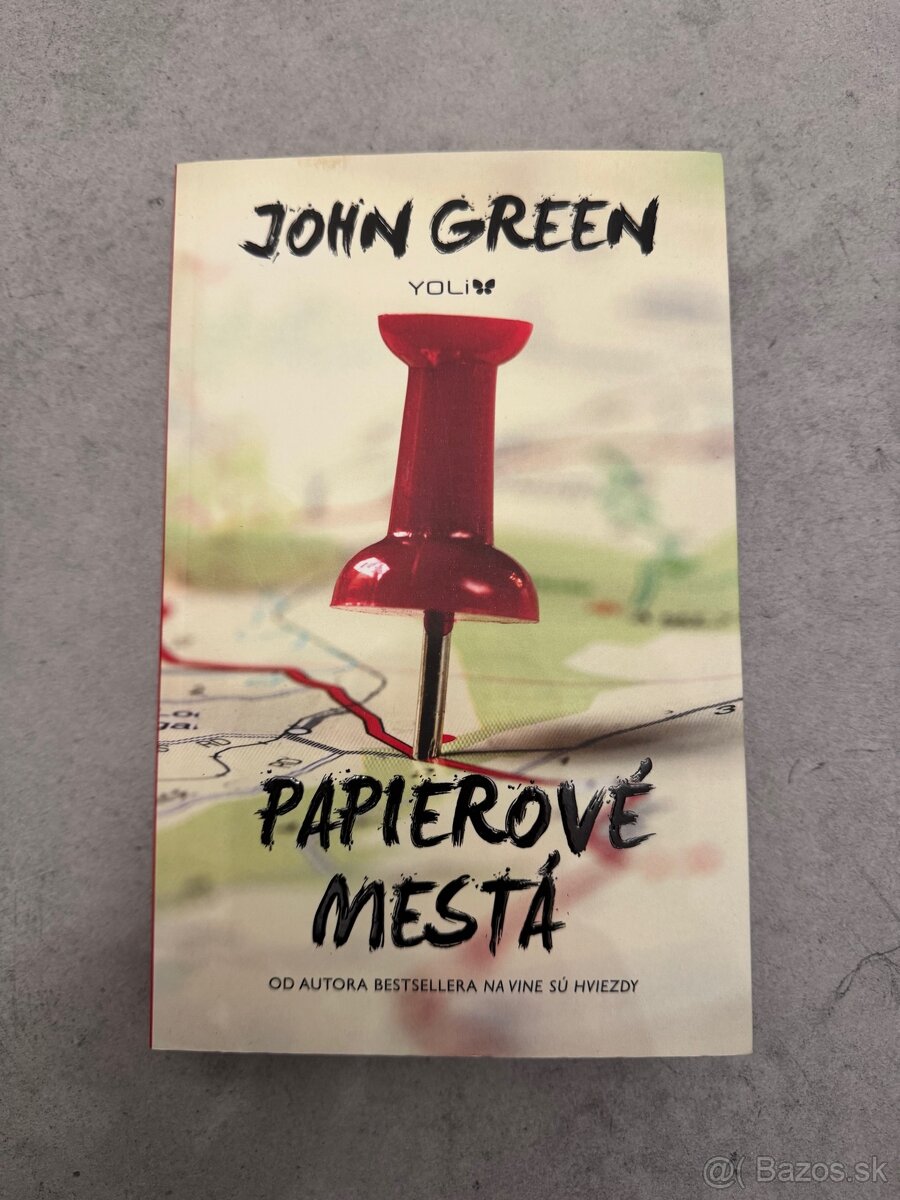 Predám knihu Papierové mestá (John Green)