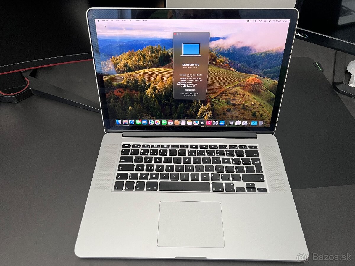 MacBook Pro 15", mid 2014, Retina, 2.5GHz, DG, nová batéria