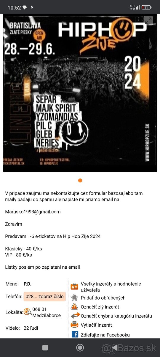 Pozor Hip hop žije festival