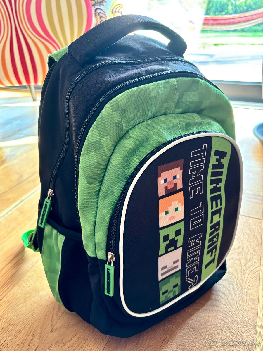 Minecraft školská taška