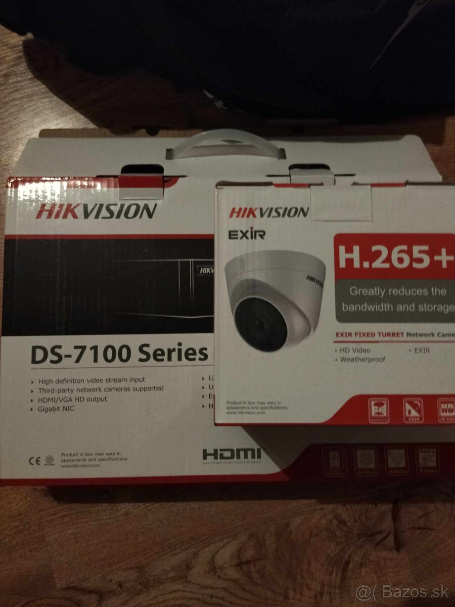 Kamerový systém HikVision NRV, HDD, 4 kamery