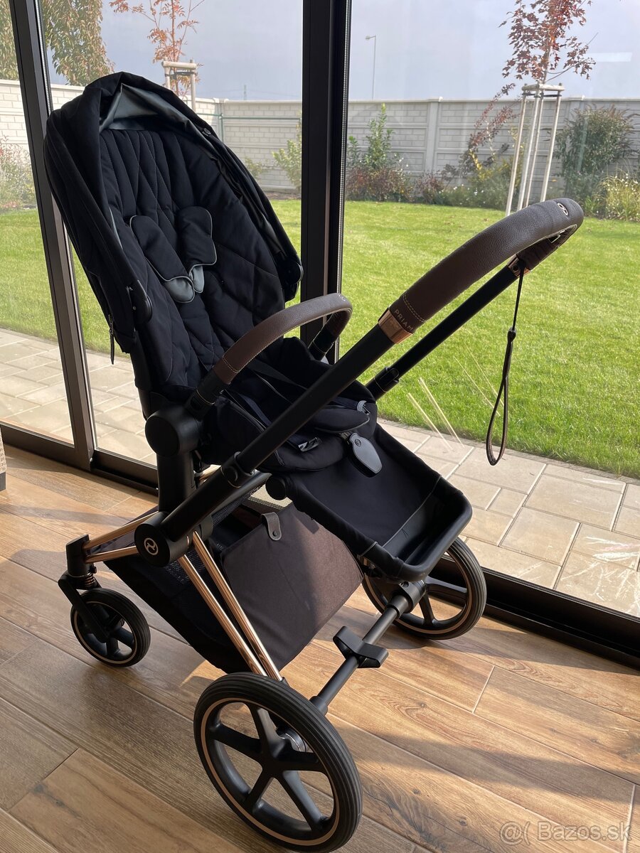 Cybex Priam Moon Black dvojkombinácia