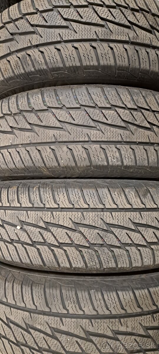 Predám 4ks jazdené zimné 195/65r15-91T Matador