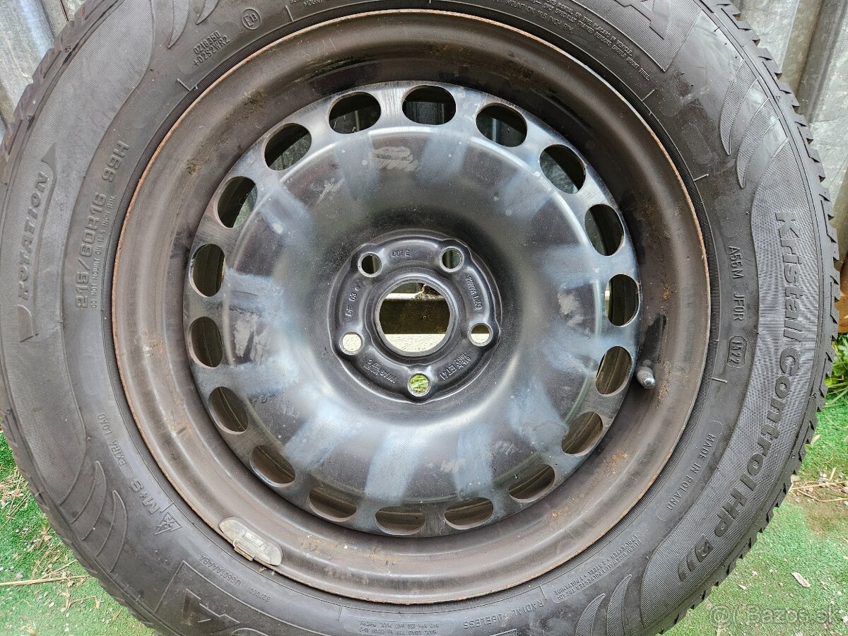 Orig.zimná sada VW/Škoda - 5x112 r16 + 215/60 r16