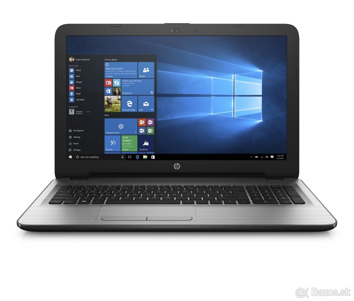 Predám notebook HP250 G5 i3/8GB/480GB-SSD