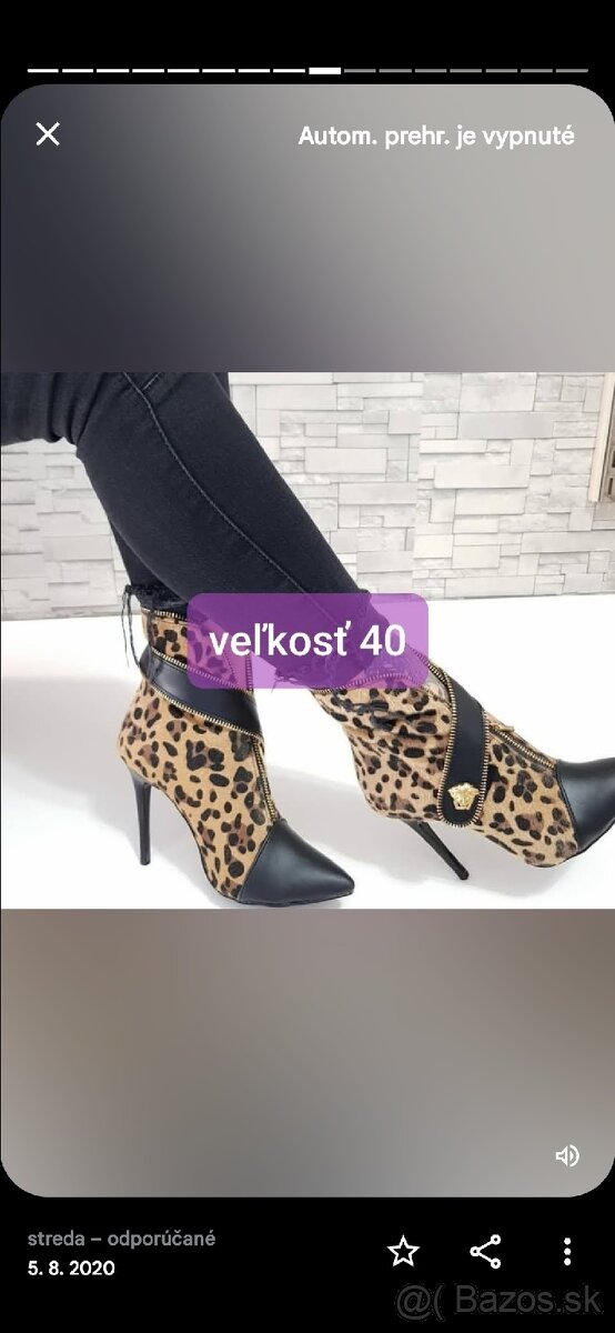 Dámske čižmy 40