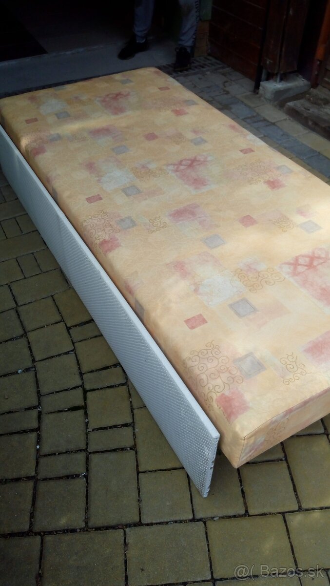 DVOJPOSTEĽ VÁĽANDA S ČELOM 2x80x200 cm