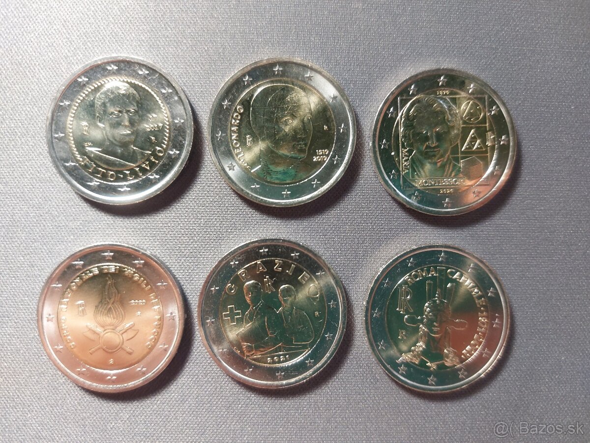 Zľavy + nové mince - 2 euro UNC