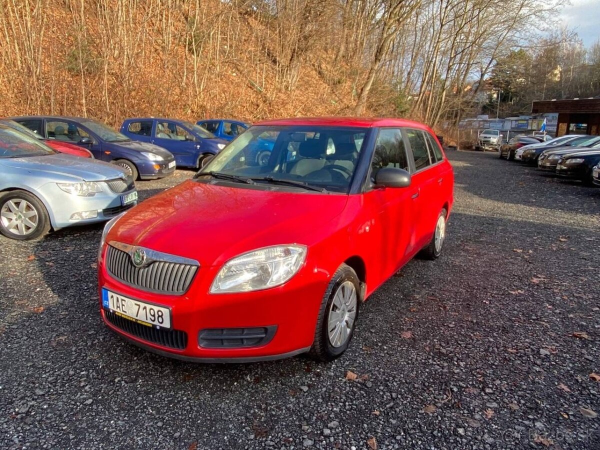 Škoda Fabia 1.2htp 51kW klimatizace tažné 181tkm 2009 ČR