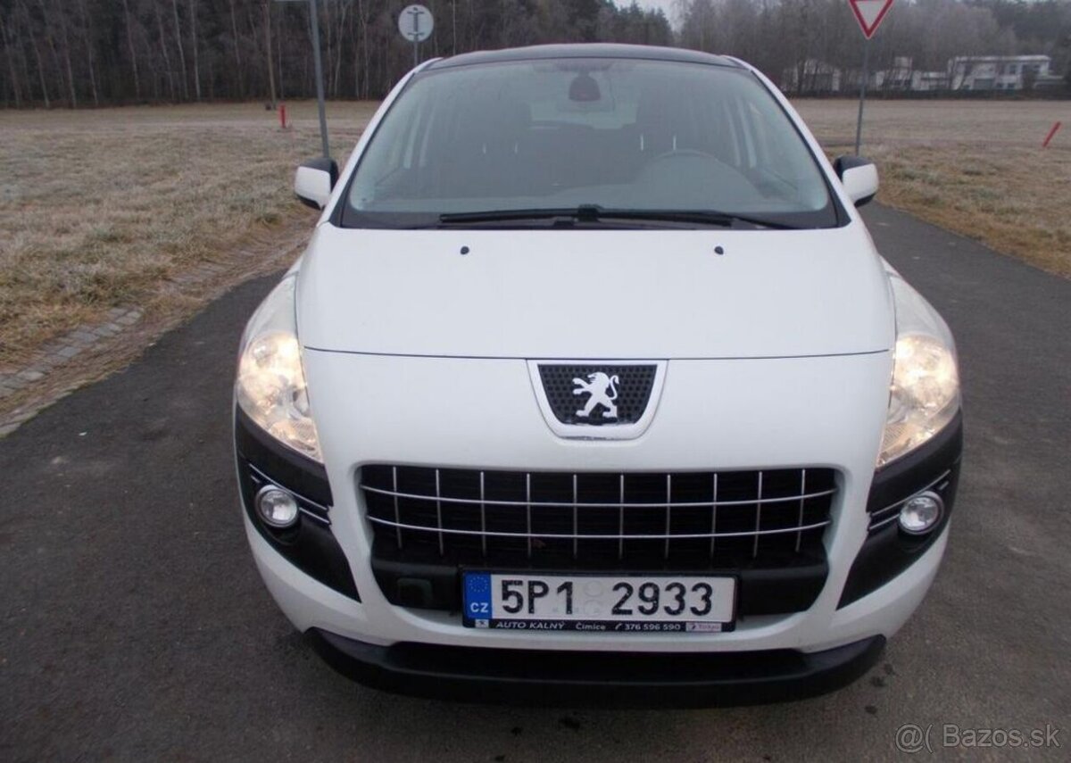 Peugeot 3008 1,6HDI 1maj koup nové v ČR nafta manuál 92 kw