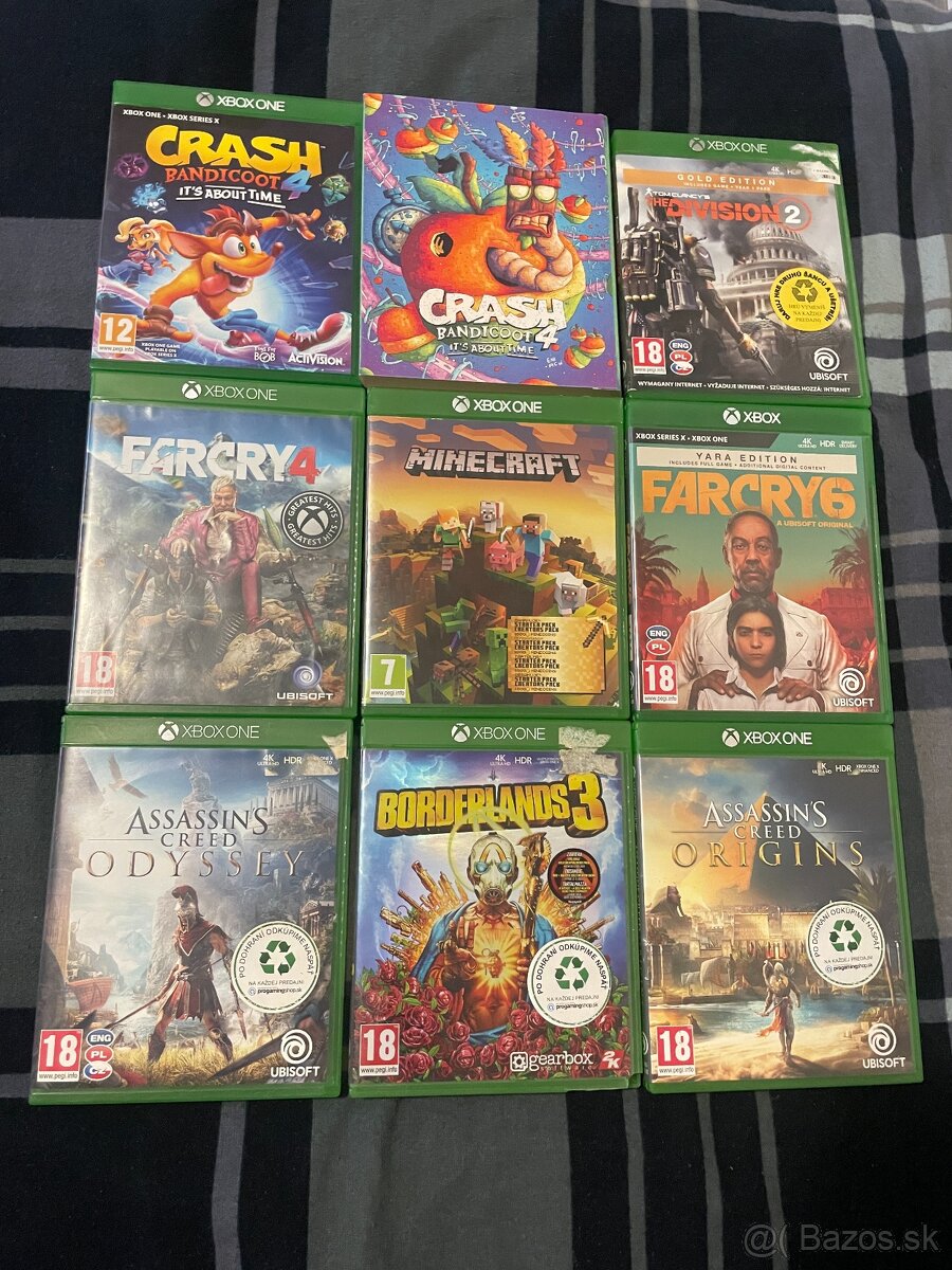 Predám hry na Xbox One – TOP stav