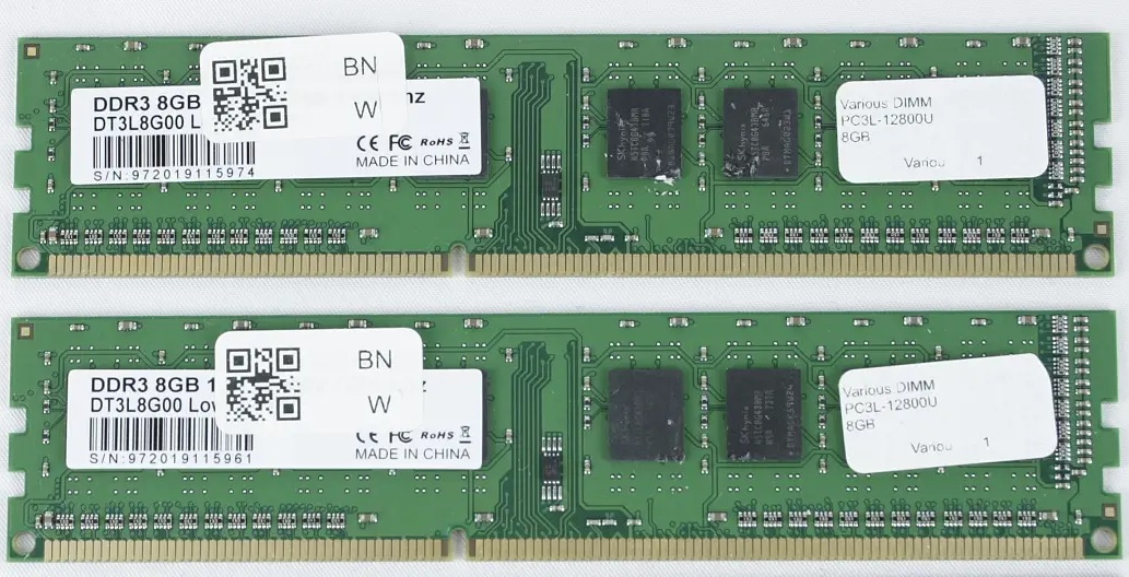 Predám DDR3L RAM 16 GB 1600Mhz (2x8GB), nové, ZÁRUKA