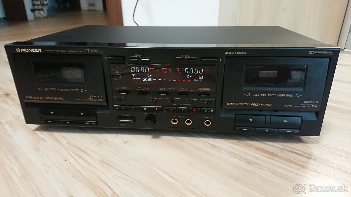Pioneer CT-W851R double cassette deck