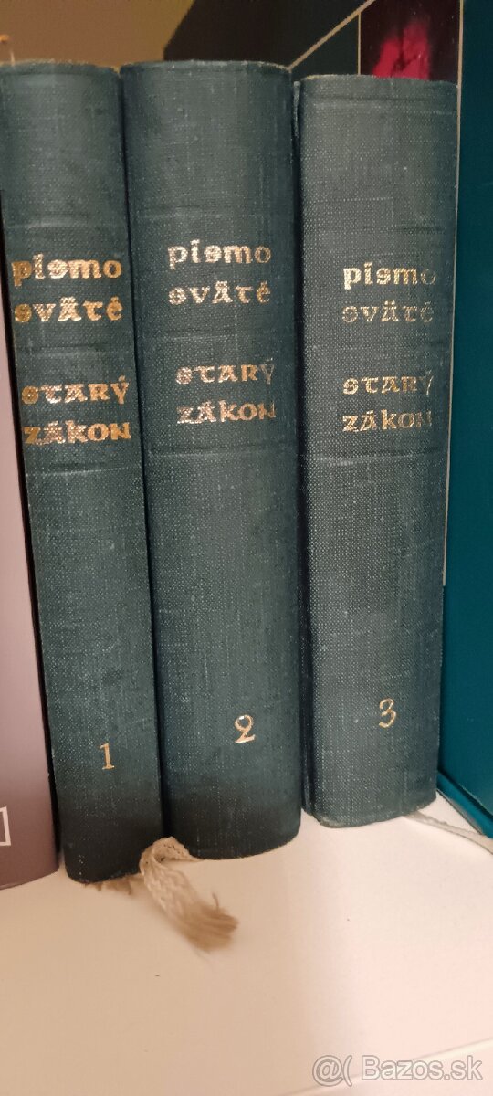 Knihy Sväté písmo Starý zákon, 3 zväzky