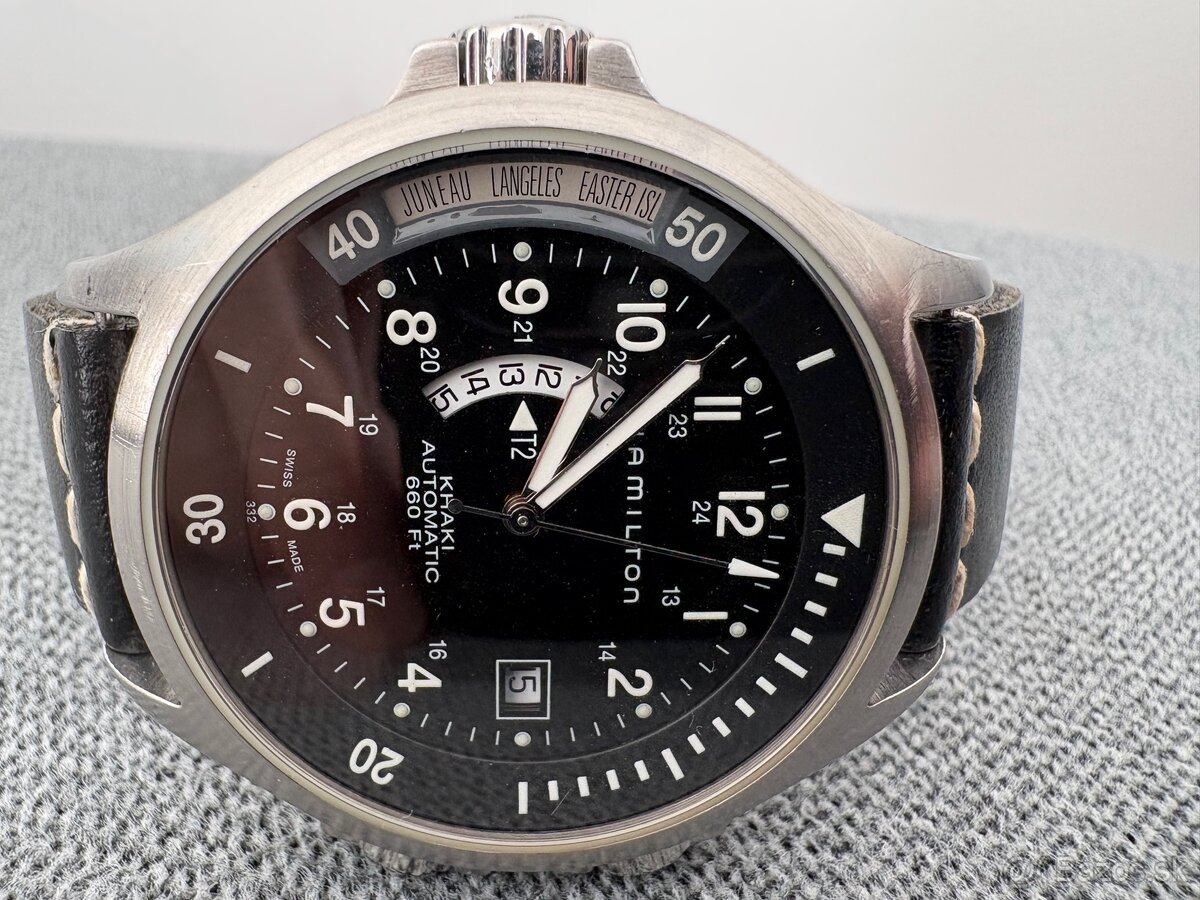 Hamilton Khaki Navy GMT