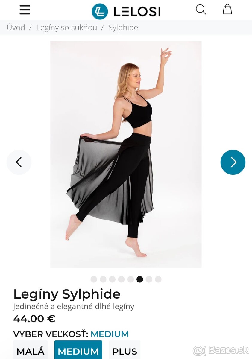 Jedinečné a elegantné legíny Sylphide - Lelosi